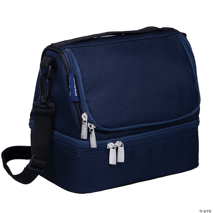Wildkin Whale Blue Two Compartment Lunch Bag Image