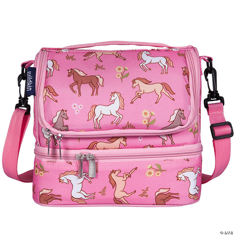 Wildkin Wild Horses Two Compartment Lunch Bag Image