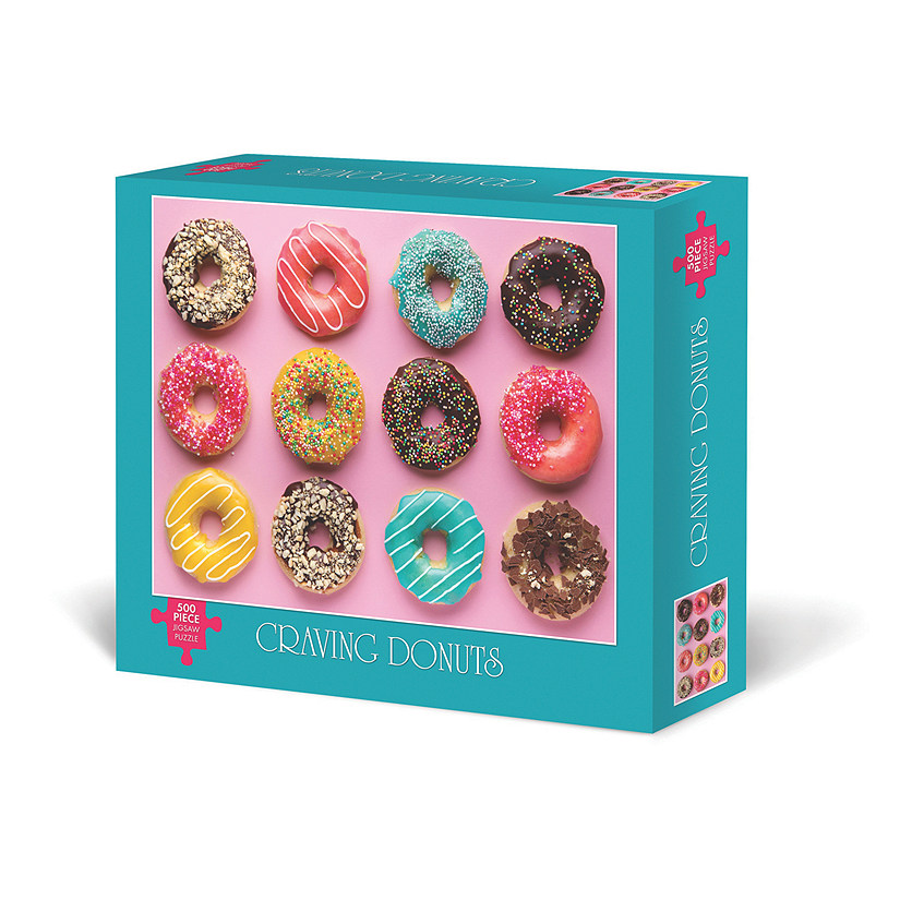 Willow Creek Press Craving Donuts 500-Piece Puzzle Image