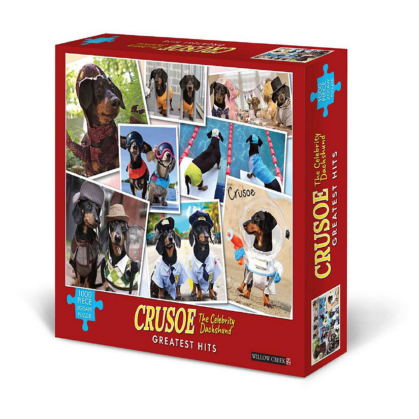 Willow Creek Press Crusoe's Greatest Hits 1000-Piece Puzzle Image