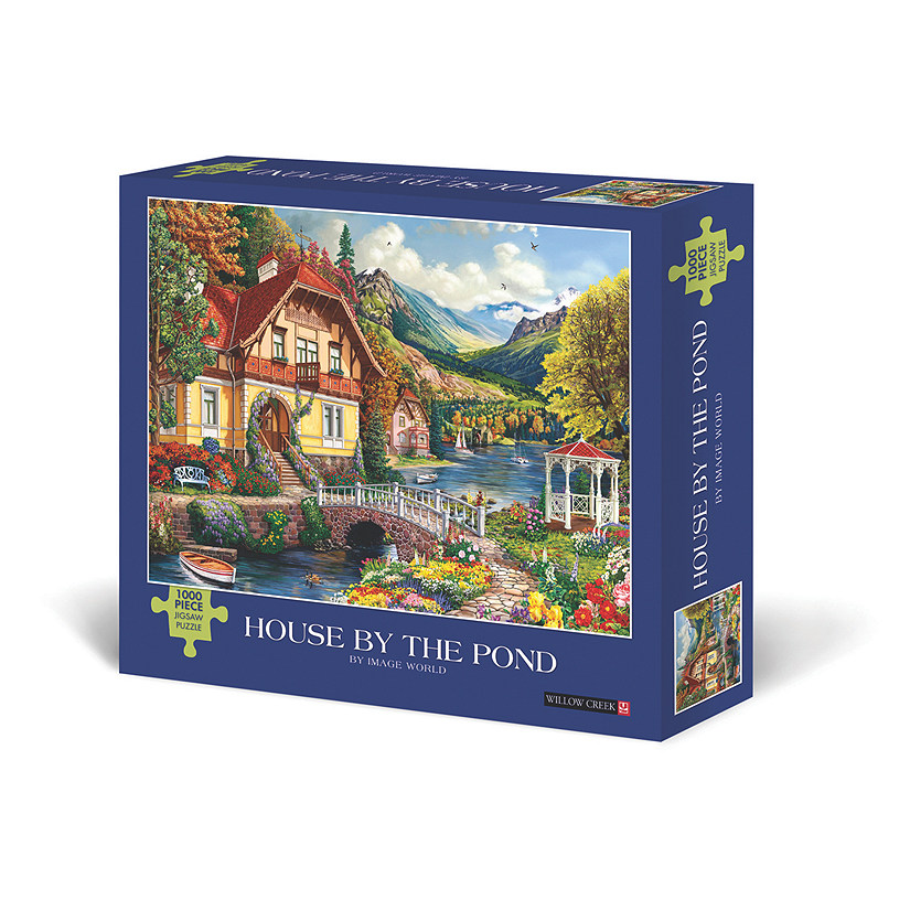 Willow Creek Press House By the Pond 1000-Piece Puzzle Image