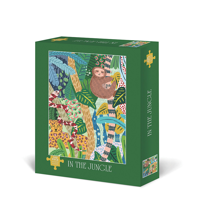 Willow Creek Press In The Jungle 500-Piece Puzzle Image
