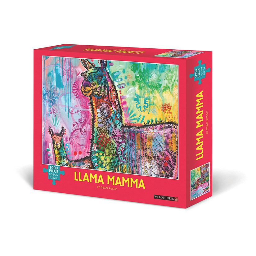 Willow Creek Press Llama Mama 1000-Piece Puzzle Image