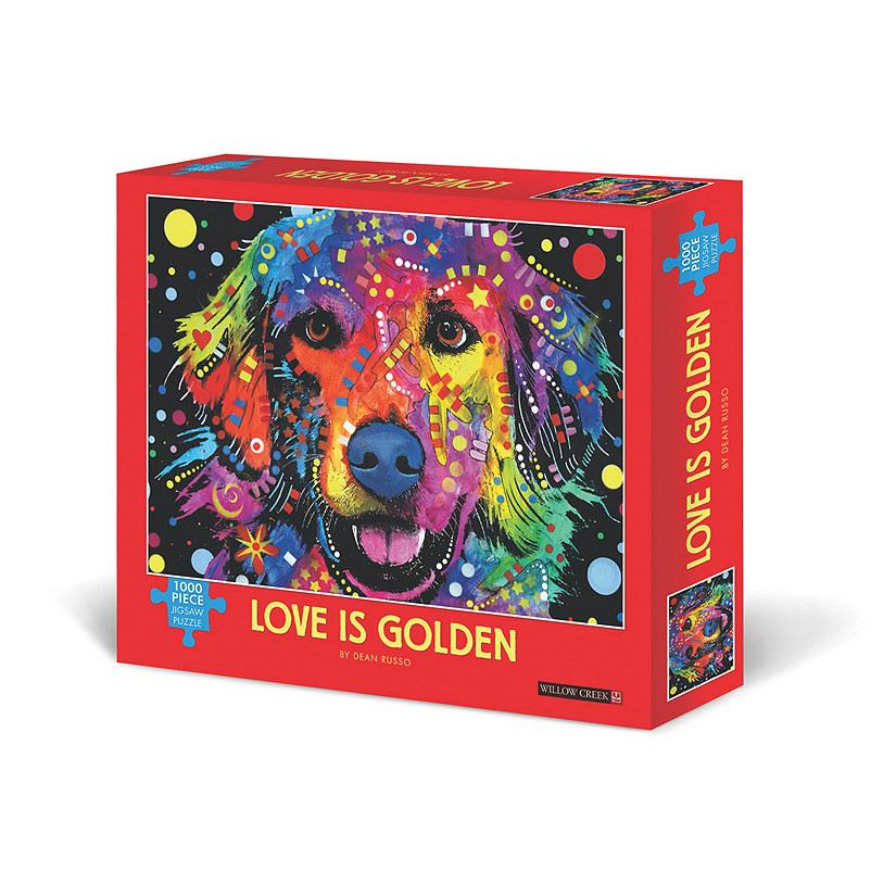 Willow Creek Press Love is Golden 1000-Piece Puzzle Image