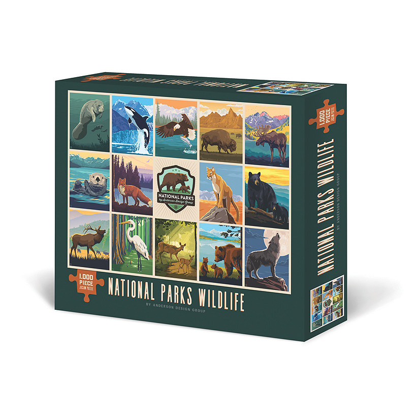 Willow Creek Press National Parks Wildlife by Anderson Design Group 1000-Piece Puzzle Image