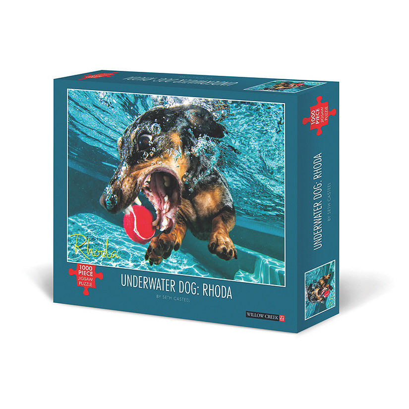 Willow Creek Press Underwater Dogs: Rhoda 1000-Piece Puzzle Image