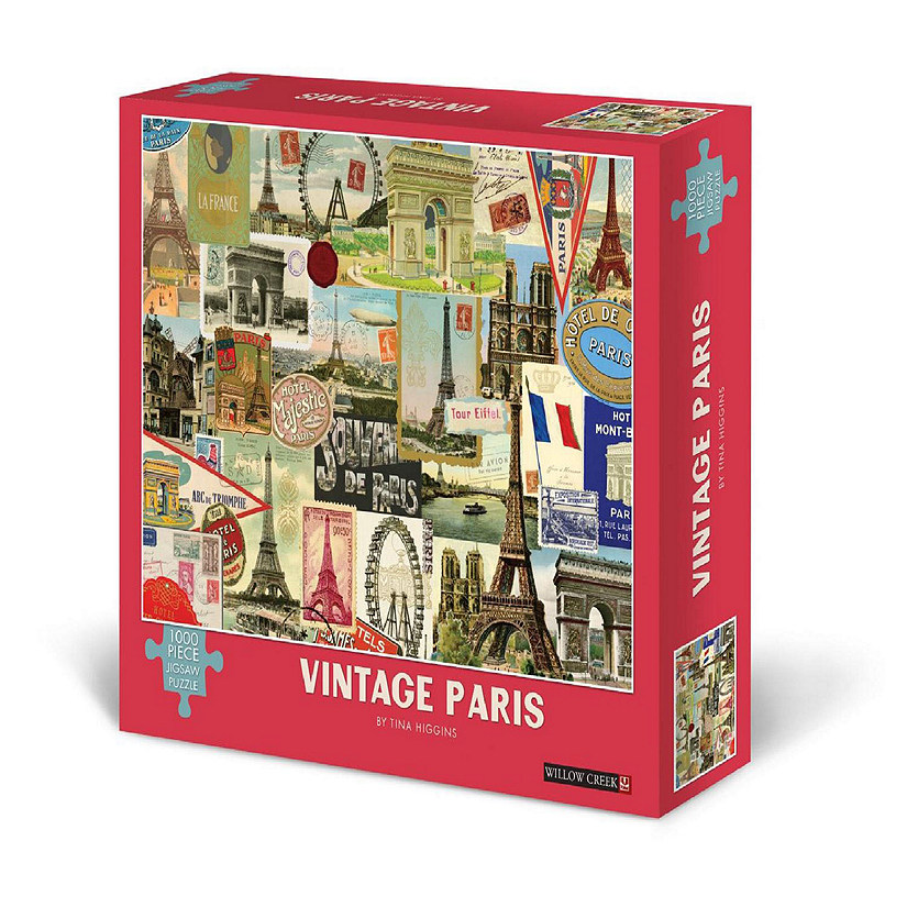 Willow Creek Press Vintage Paris 1000-Piece Puzzle Image