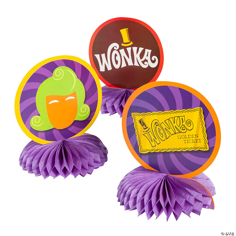 Willy Wonka & the Chocolate Factory&#8482; Centerpieces - 3 Pc. Image