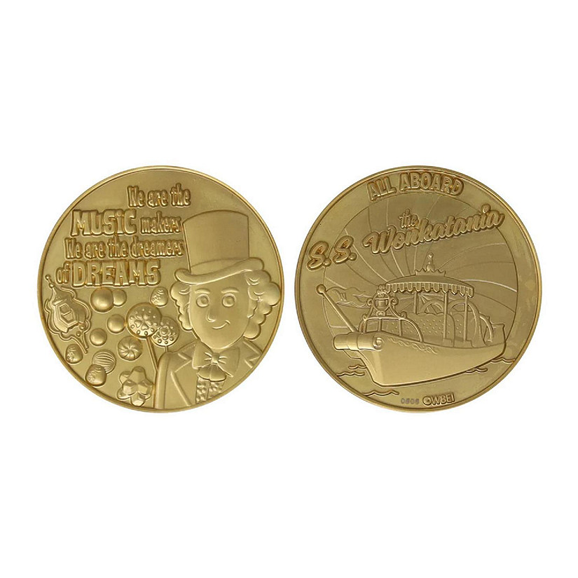 Willy Wonka and the Chocolate Factory Limited Edition Collectible Coin Image