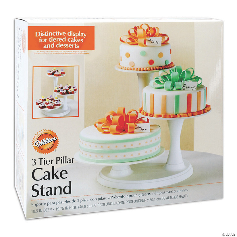 Wilton 3Tier Pillar Cake Stand