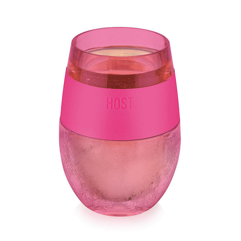 Wine FREEZE™ Cooling Cup in Translucent Magenta Oriental Trading
