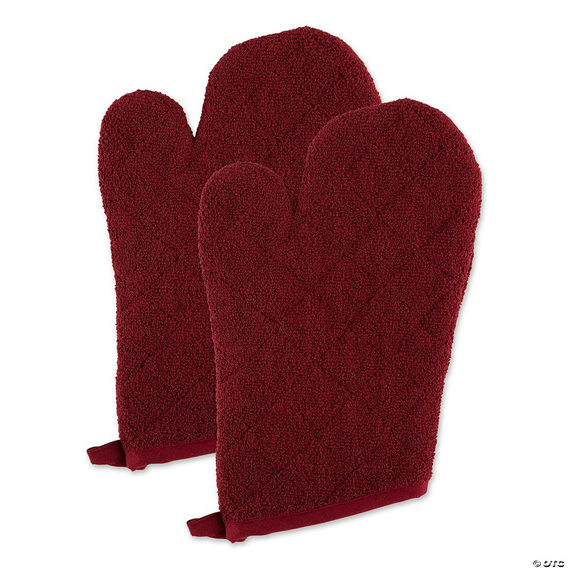 Wine Terry Oven Mitt (Set Of 2) Image