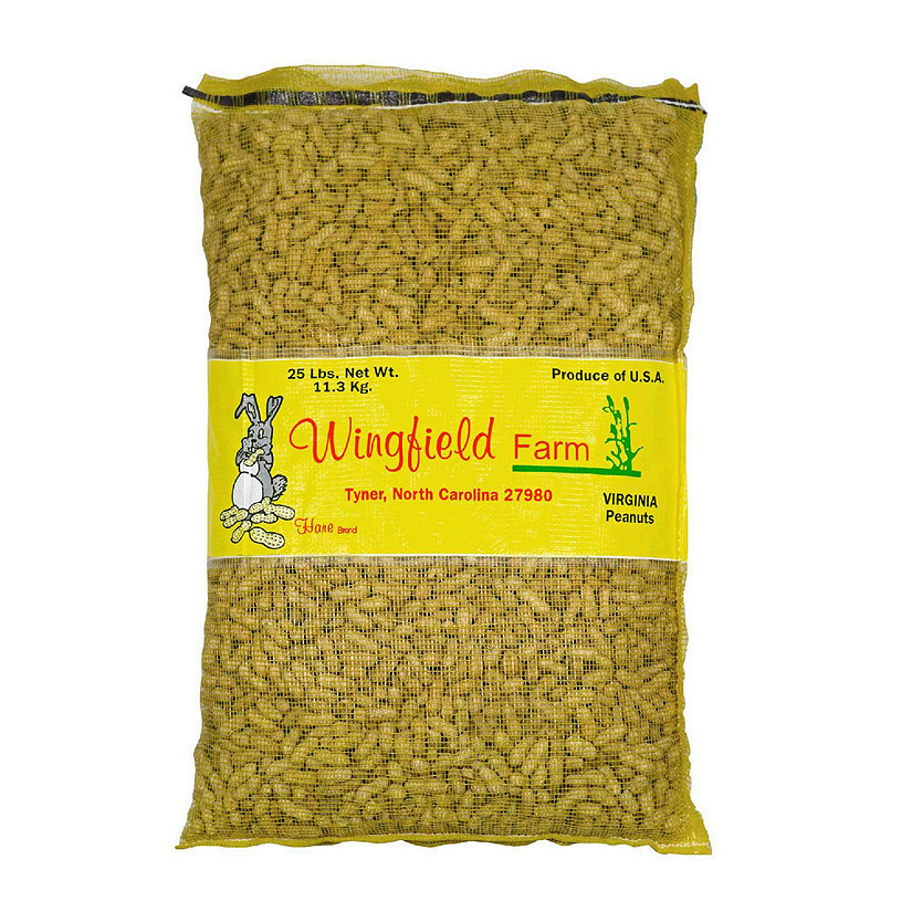 Wingfield Farm Virginia In-Shell Peanuts, Feed Wild Animals, 25 Pound Bag Image
