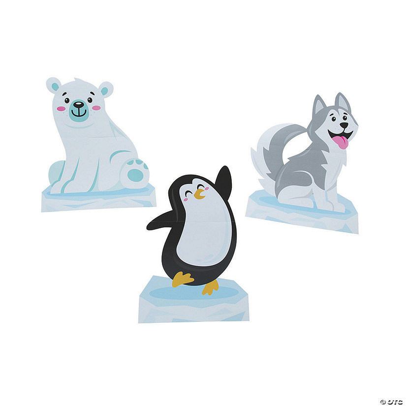 Winter Animals Life-Size Cardboard Cutout Stand-Ups - 3 Pc. Image