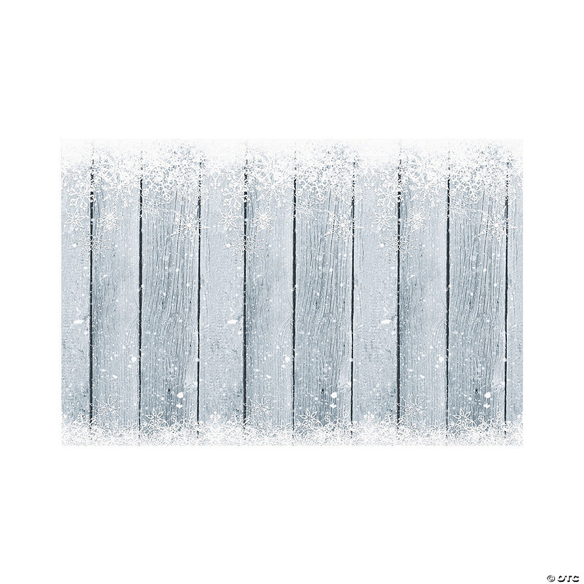 Winter Barnwood Backdrop - 3 Pc. Image