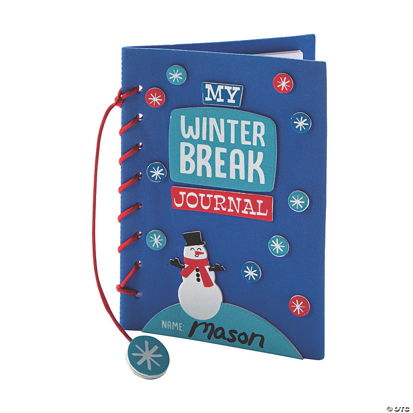 Winter Break Journal Craft Kit - Makes 12 Image