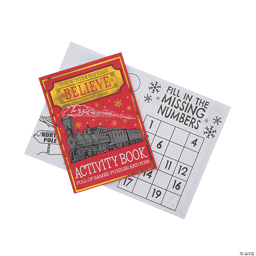 Winter Express Activity Books - 24 Pc. Image