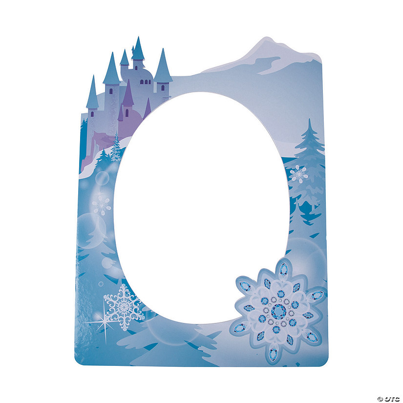Winter Princess Photo Booth Frame Image