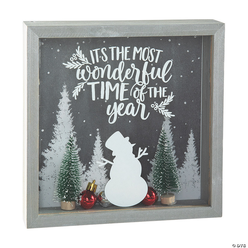 Winter Shadow Box Craft Kit Makes 1 Oriental Trading