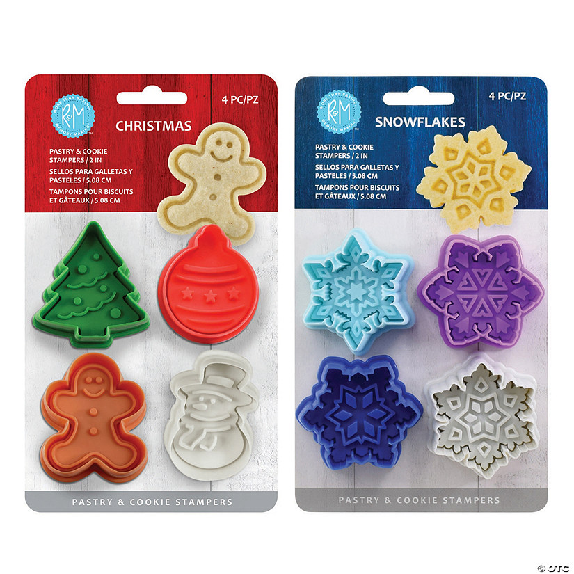 Winter Stamper Cookie and Pastry 8 Piece Set Image