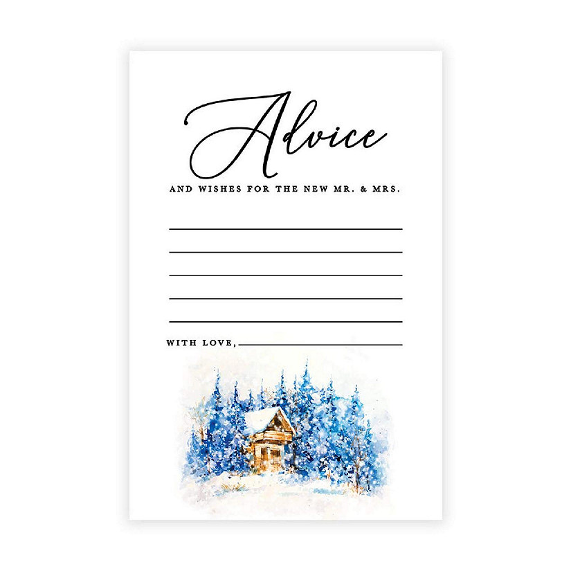 Winter Wedding Advice 4x6IN 56PC Image