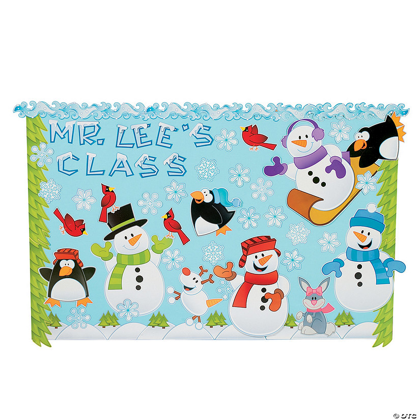 Winter Wonderland Bulletin Board Set 143 Pc.