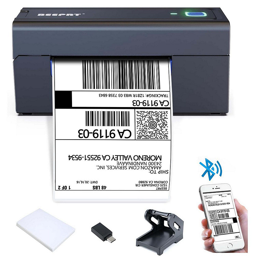 Wireless 4x6 Inches Bluetooth Thermal Label Printer Image