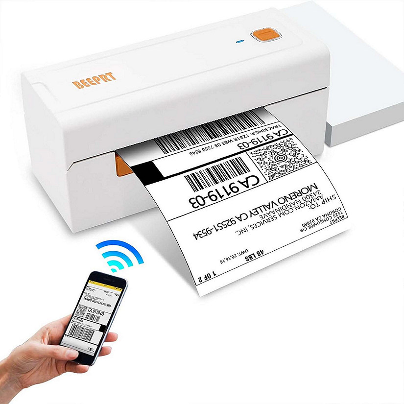 Wireless Bluetooth 4x6 Inches Shipping Label Printer Image