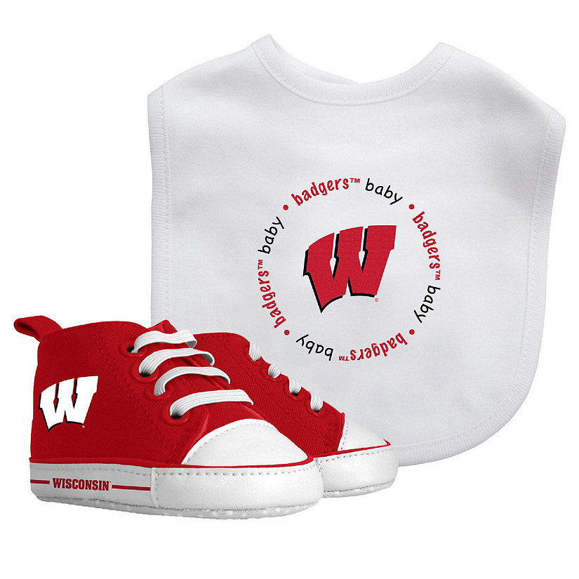 Wisconsin Badgers - 2-Piece Baby Gift Set Image