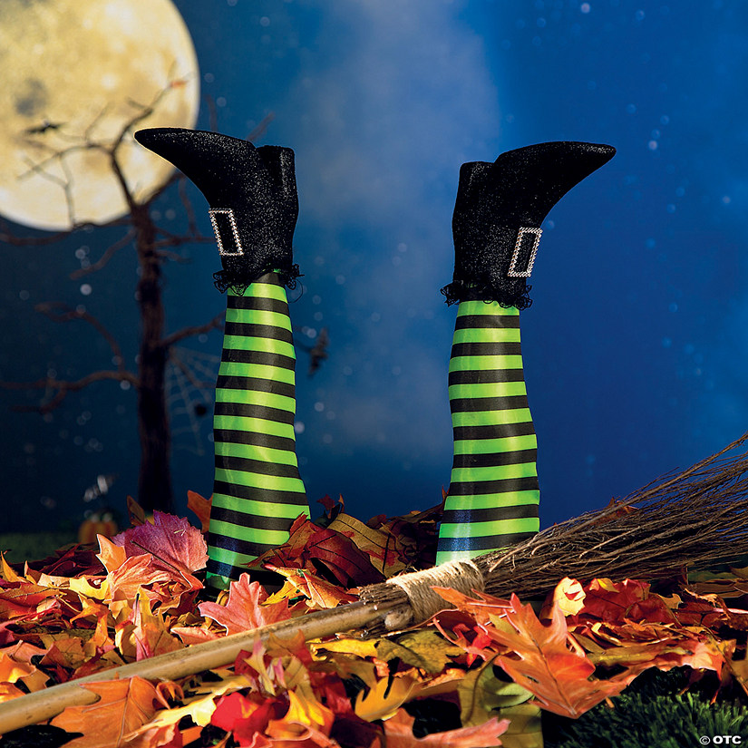 Witch’s Legs Yard Stakes Halloween Decoration Oriental