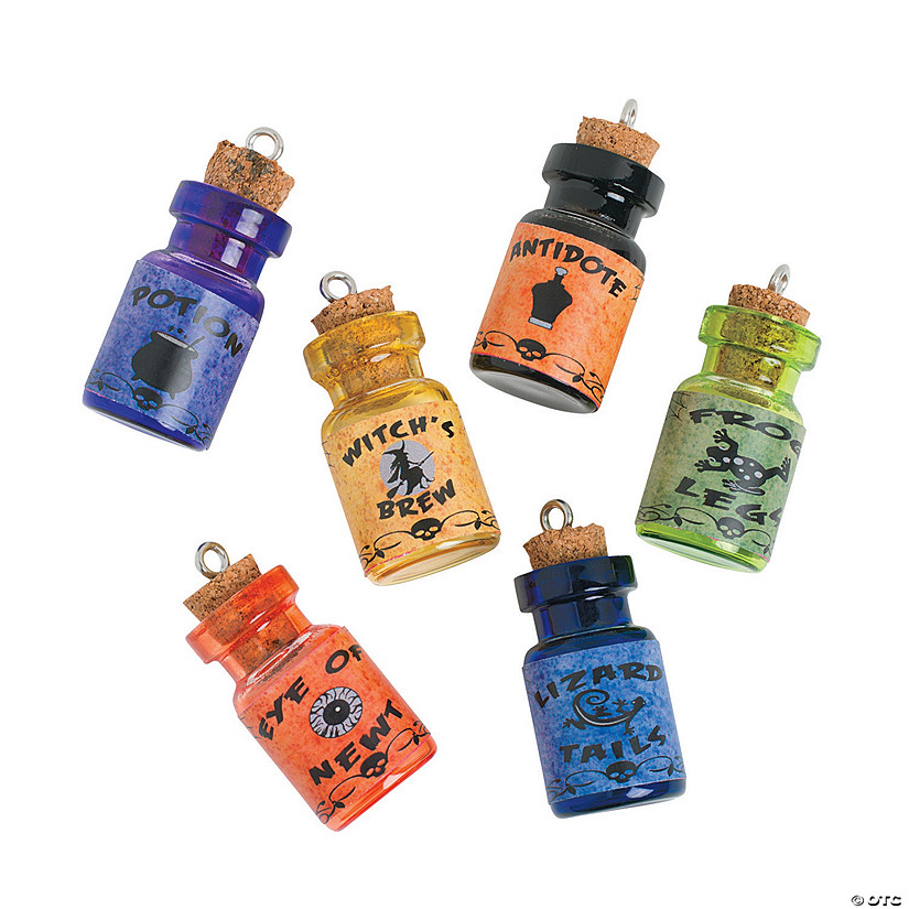Wizard Potion Charm Bottles - 6 Pc. Image