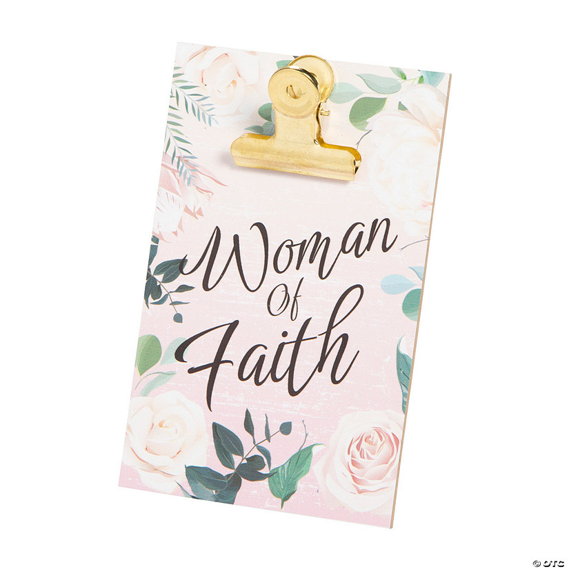 Woman of Faith Mini Clipboard with Easel Image