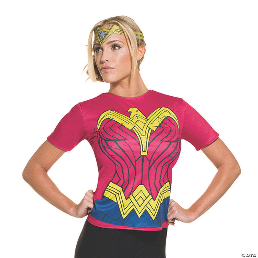 Women&#8217;s Batman v Superman: Dawn of Justice&#8482; Wonder Woman Costume Top Image