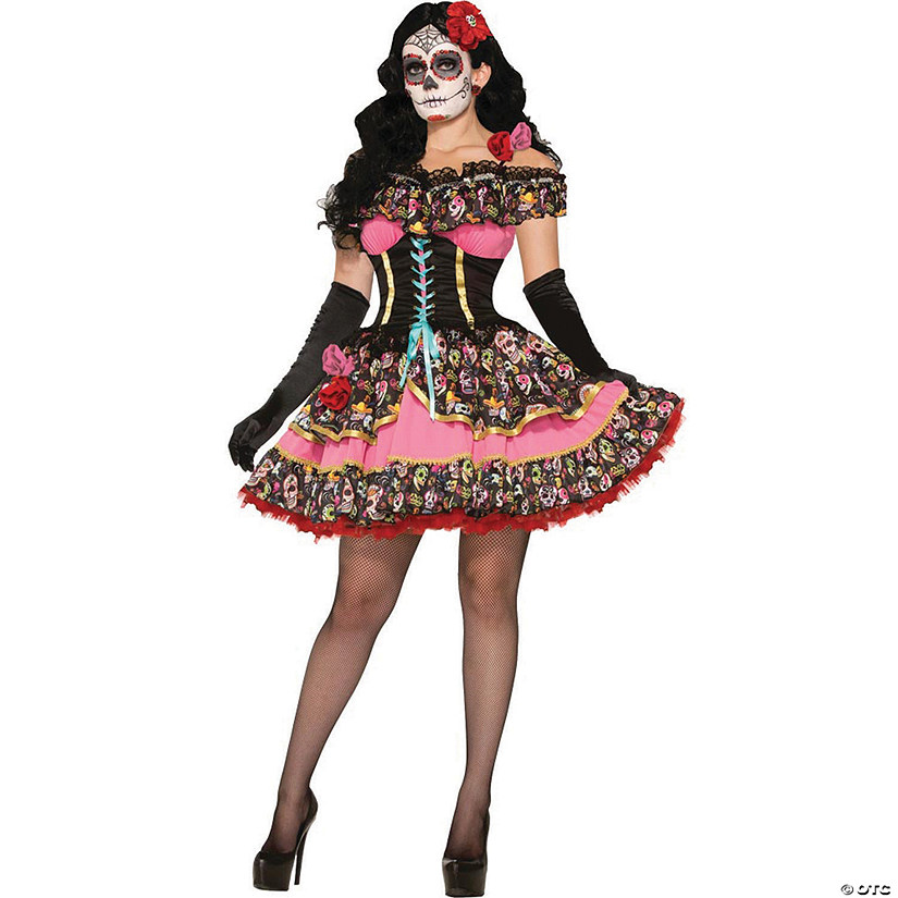 Women&#8217;s Day of the Dead Senorita Costume Image