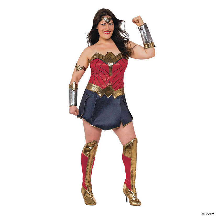 Women’s Plus Size Deluxe Wonder Woman Costume - XXL