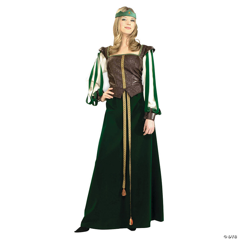 Women&#8217;s Robin Hood Maid Marian Costume - Extra Large Image