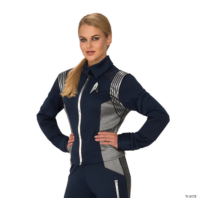 Women&#8217;s Star Trek: Discovery&#8482; Silver Science Uniform Costume Image