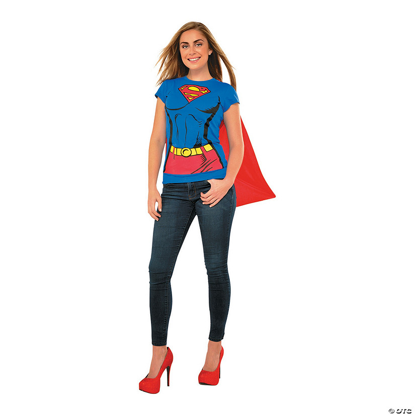 Women&#8217;s Supergirl&#8482; T-Shirt Costume Image