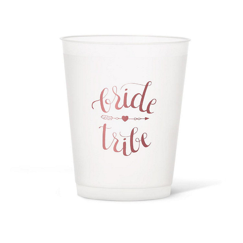 Women's  16 oz. Bride Tribe Cups with Metallic Writing (set of 20) Image