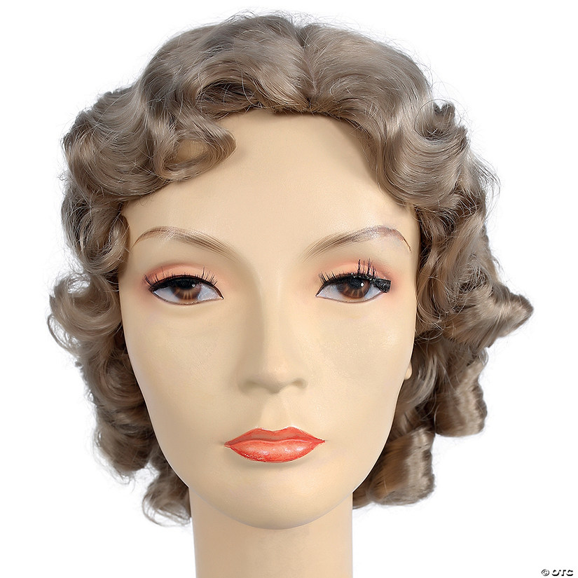 Women's 1930s Fingerwave Fluff Wig Image