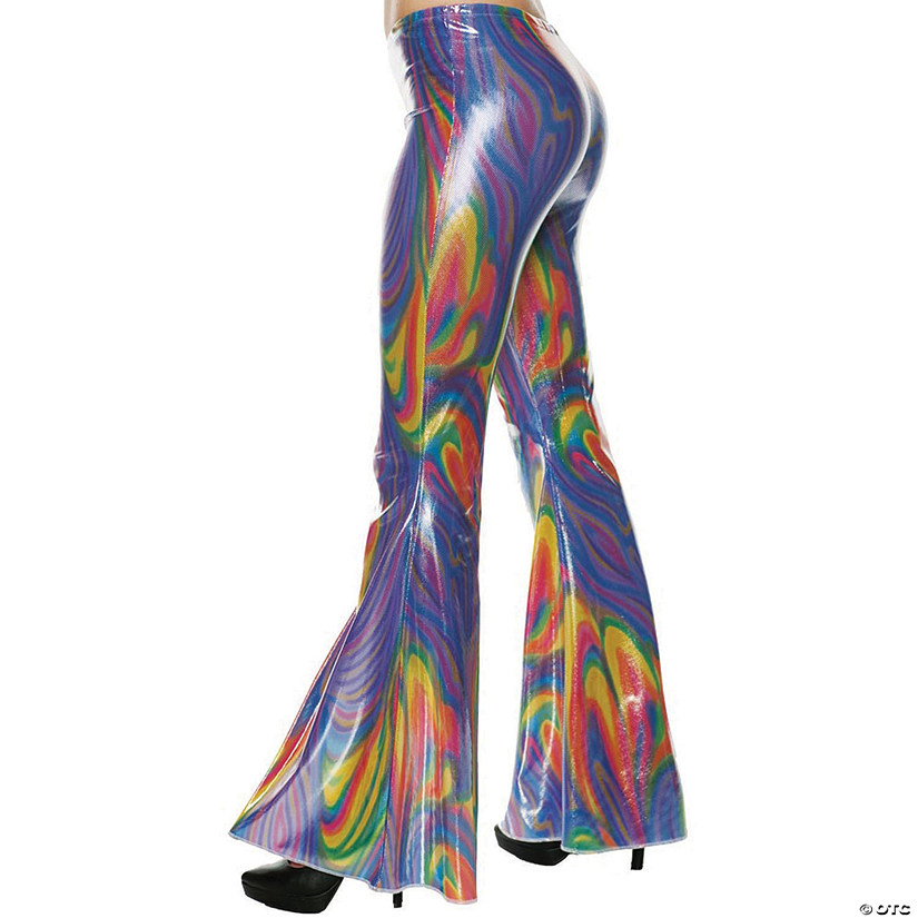 Women's 70's Swirl Bell Bottom Pants