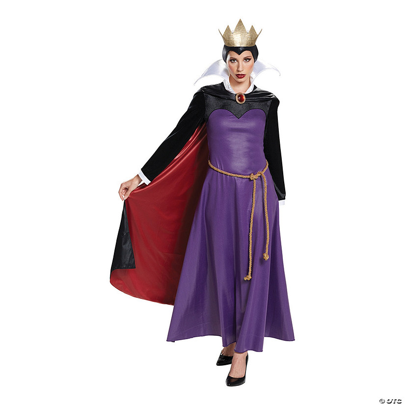 Women's Deluxe Disney&#8217;s Snow White Evil Queen Costume Image