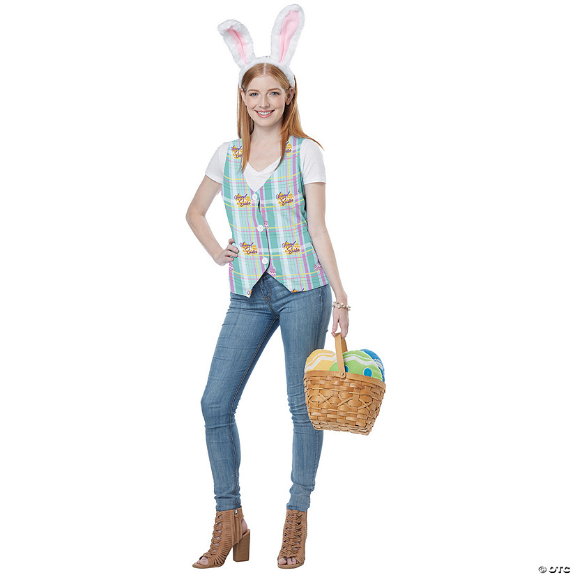 Women's Easter Vest Costume Kit Image