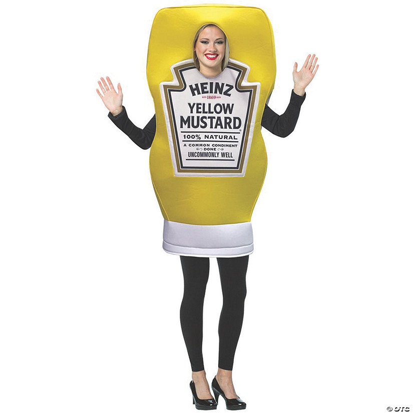 Women's Heinz&#8482; Mustard Squeeze Bottle Costume Image
