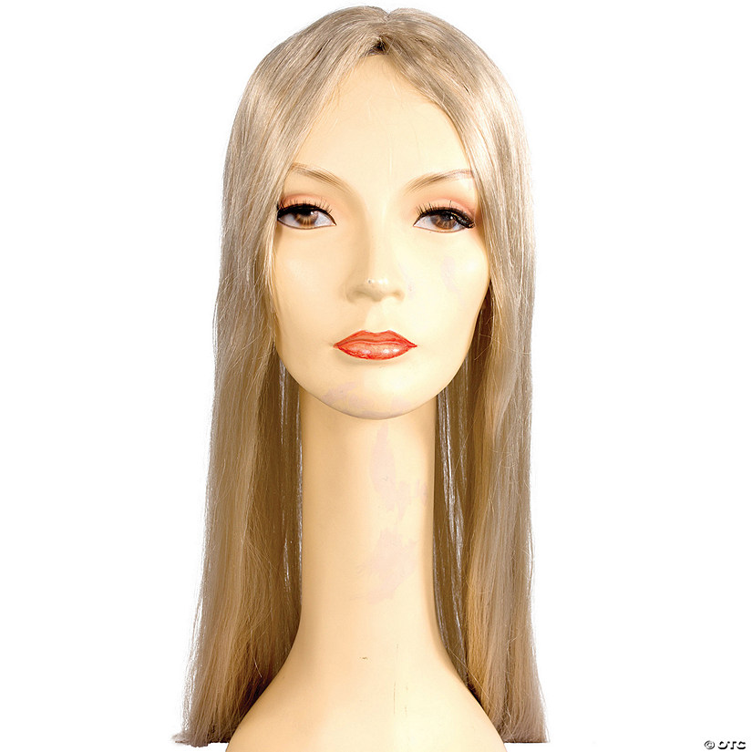 Women's Light Blonde Straight Long 60s Wig Image
