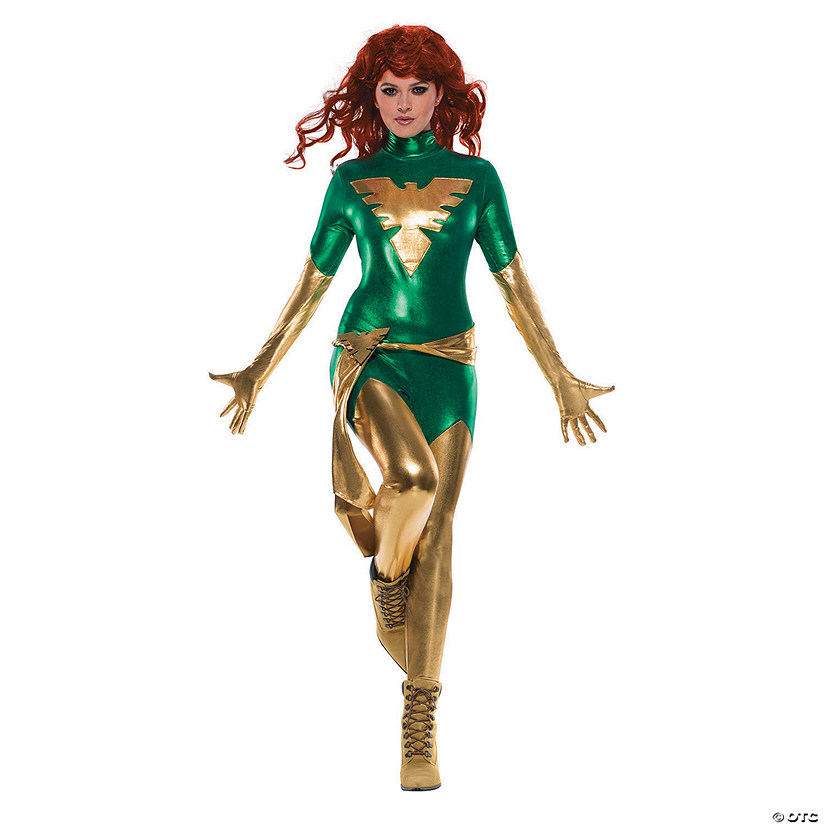 Women's Secret Wishes X-Men Green Phoenix Costume Image