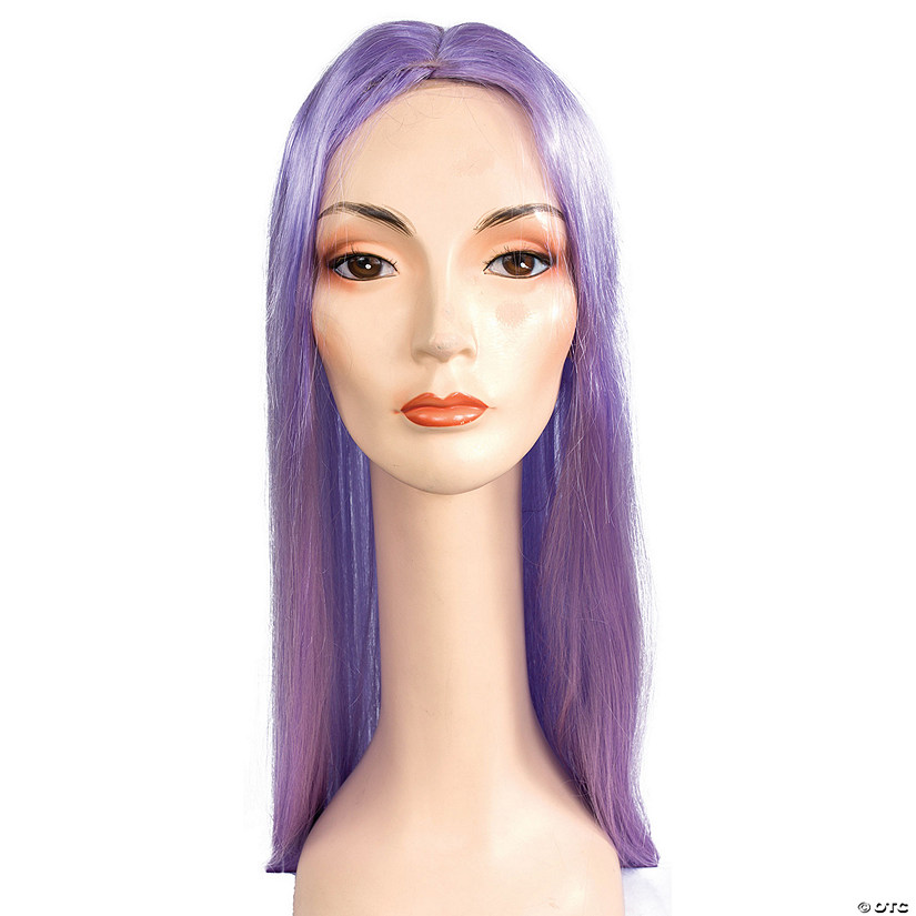 Women's Straight Long Wig B304A Light Purple Kaf5 Image