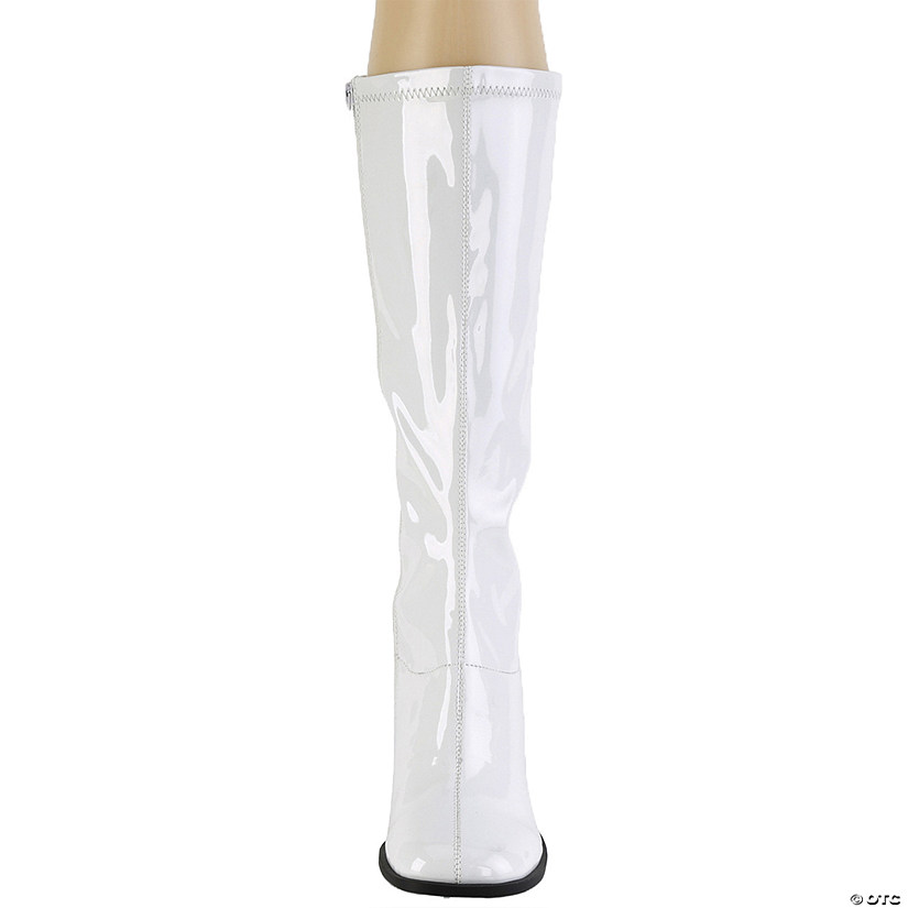 Women's White Go Go Boots Image