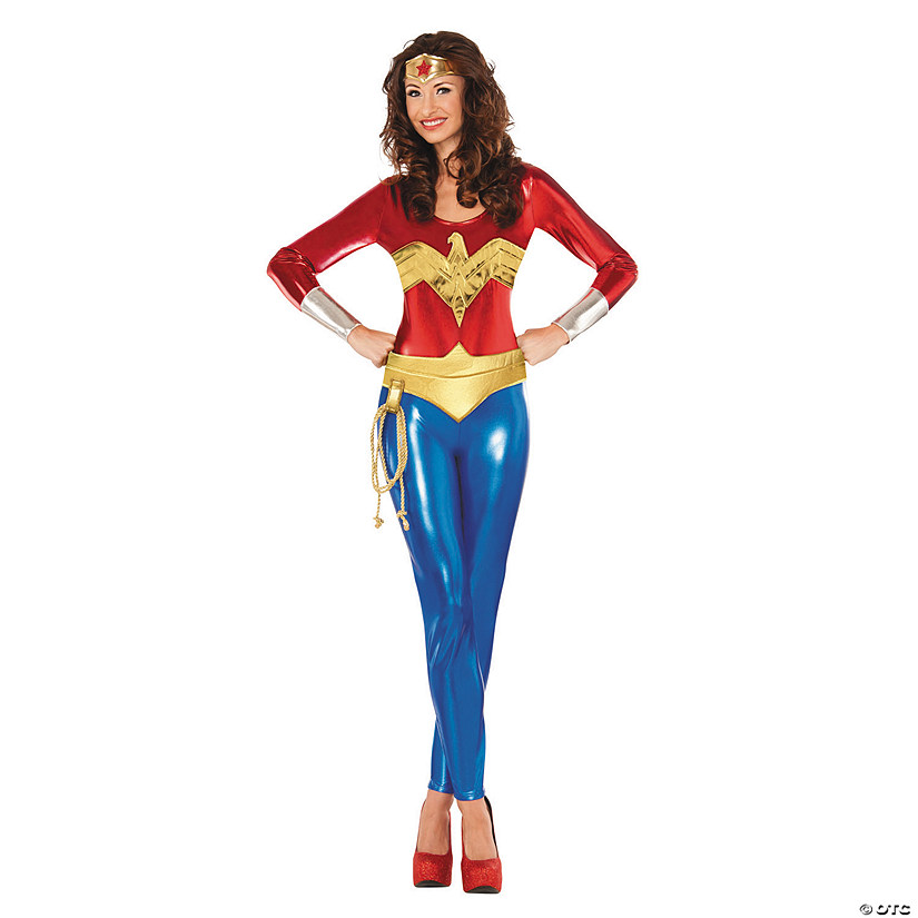Women's Wonder Woman Catsuit Costume Image