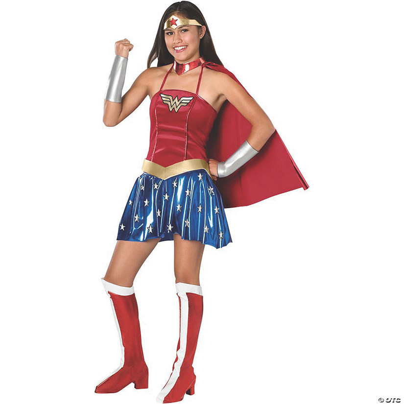 Wonder Woman Costume for Teen Girls Image
